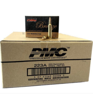 223 Rem - PMC 55 Gr. FMJ 1000 rd. Case